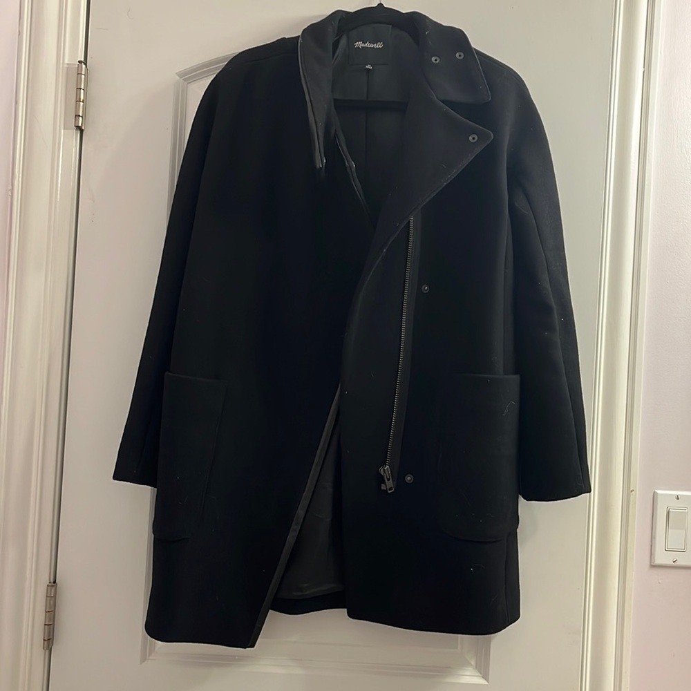 Madewell size 00 coat wool XS city grid